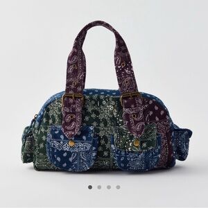 BDG Y2K Bandana Patchwork Duffle
Shoulder Bag